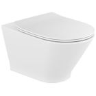 Set cuvette WC avec abattant à descente lente Roca Gap Round A34H0N8000, châssis encastré Roca Duplo One A890070020