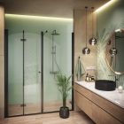 Set porte de douche Deante Kerria Plus KTSXN42P, paroi de douche walk-in Deante Kerria Plus KTS_N39P