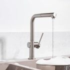 Set mitigeur de cuisine Hansgrohe Talis M54 72809000, distributeur de savon Hansgrohe 40438000