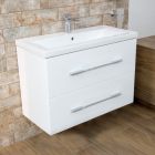 Set meuble de salle de bain LaVita Kalifornia 5908211404790, lavabo LaVita Kalifornia 5908211495224