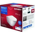 Set châssis encastré Duravit DuraSystem WD1029000000, cuvette WC avec abattant à descente lente Duravit D-Neo 45770900A1, WD5009011000