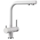 Set évier en granit Blanco Pleon 9 523061, mitigeur de cuisine Blanco Fontas II 523134