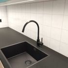 Set évier Tectonite Franke Sirius SID 143.0702.425, mitigeur de cuisine Hagser Emma HGR70000035