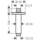 Set douche à effet de pluie Hansgrohe Vernis Blend 26277670, mitigeur bain-douche Hansgrohe Vernis Blend 71466670, 27804670, 01800180, 26453670, 28052670