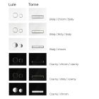 Set châssis encastré Oltens Triberg 50001000, bouton de chasse d'eau Oltens Torne 57200300, 49301000