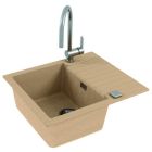 Set évier en granit Alveus Cadit 1132019, mitigeur de cuisine Alveus Delos 1129020
