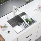 Set évier en granit Alveus Atrox 1131991, mitigeur de cuisine Alveus Siros 1129046