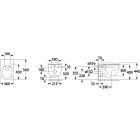 Set cuvette de WC Roca Meridian A34624LS00, châssis encastré Roca Duplo One A890070020, A8012A200B, A890195000, A890063000