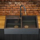 Set évier GraniteQ Quadron Bill HCQB9062U8_PVDG1, mug thermique Quadron M0051