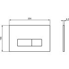 Set ensemble Combi-Pack avec abattant Ideal Standard i.Life O T572501, châssis encastré Ideal Standard Prosys R020467, R0121A6