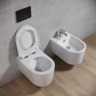 Set cuvette de WC Cersanit Inverto K671-001-ECO, abattant de WC Cersanit Inverto K98-0187-ECO