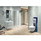 Set armoire Cersanit Moduo S590-011-ECO, lavabo Cersanit Moduo K116-009-ECO