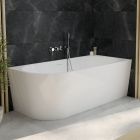 Set baignoire d’angle Oltens Delva 11001000, couvercle en liège Oltens 09002000