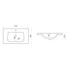 Set armoire LaVita Kansas 5900378314431, lavabo LaVita Kansas 5908211416175