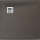 Set porte de douche Roca Capital AM4609016M, receveur de douche carré Roca Terran AP10338438401660, AM4409016M