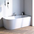 Set baignoire d’angle Oltens Hulda 11002000, couvercle en liège Oltens 09002000