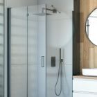 Set porte de douche Oltens Hallan 21201300, paroi de douche Oltens Hallan 22102300