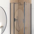 Set porte de douche Oltens Verdal 21203300, paroi de douche Oltens Hallan 22100300