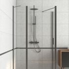 Set porte de douche Oltens Verdal 21206300, paroi de douche Oltens Hallan 22101300