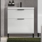 Set armoire Cersanit City S584-017-DSM, plan de travail Cersanit Moduo S590-022, S599-0163, S584-033