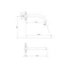 Set mitigeur bain-douche Cersanit Zen S951-567, ensemble de douche Cersanit Inverto S951-709, S951-554