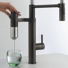 Set mitigeur de cuisine Franke Vital Semi-Pro 120.0621.313, évier en granit Franke Maris 125.0716.376