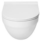 Set châssis encastré avec bouton de chasse d'eau Grohe Solido 38981000, cuvette de WC Roca Hebe A34H138000