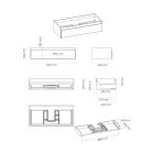 Set armoire Oltens Vernal 60011000, armoire Oltens Vernal 60009000, 63009300, 60020000