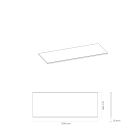 Set armoire Oltens Vernal 60019000, plan de travail suspendu Oltens Vernal 63007000