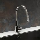 Set évier en acier inoxydable Oltens Stalvask 71102100, mitigeur de cuisine Oltens Litla 35204100