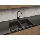 Set évier Tectonite Franke Orion 114.0286.441, mitigeur de cuisine Oltens Skafta 35206300