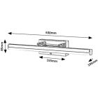 Set applique murale Rabalux Turgon 75017, miroir Elita Sote RE065802000010