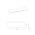 Set armoire Oltens Vernal 60009700, plan de travail suspendu Oltens Vernal 63011300, 60020700