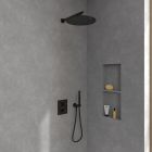 Set mitigeur bain-douche Villeroy & Boch Universal Taps & Fittings TVD000653000K5, douche à effet de pluie Villeroy & Boch Universal Showers TVC000001000K5, TVD00065100000, TVS109006000K5, TVC000458000K5, TVC000453510K5, TVC000456000K5, TVC000035000K5