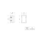 Set mitigeur bain-douche Villeroy & Boch Universal Taps & Fittings TVD00065300064, douche à effet de pluie Villeroy & Boch Universal Showers TVC00000100064, TVD00065100000, TVS10900600064, TVC00045800064, TVC00045351064, TVC00045600064, TVC00003500064