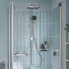 Set ensemble de douche Grohe Vitalio Comfort 26698001, mitigeur de douche Grohe Start Edge 24197001