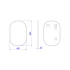 Set miroir Dubiel Vitrum Luis 5905241012827, applique murale Rabalux Oliro 75051