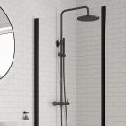 Set ensemble de douche Oltens Molle 36504400, bec pour mitigeur Oltens Numa 39106400