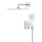 Set ensemble de douche Grohe Precision Smartcontrol 34876000, produit nettoyant pour chrome Grohe 48166000
