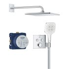 Set ensemble de douche Grohe Precision Smartcontrol 34876000, produit nettoyant pour chrome Grohe 48166000