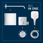 Set ensemble de douche Grohe Precision Smartcontrol 34876000, produit nettoyant pour chrome Grohe 48166000