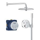 Set ensemble de douche Grohe Precision Smartcontrol 34878000, produit nettoyant pour chrome Grohe 48166000