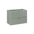 Set armoire Comad Line Reed Green LINE REED GREEN D 82-80-2S, lavabo Comad Dance White CFP-8009DANCE80DP