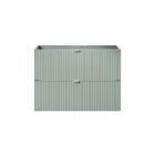 Set armoire Comad Line Reed Green LINE REED GREEN D 82-80-2S, lavabo Comad Dance White CFP-8009DANCE80DP