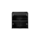 Set armoire Comad Nova Black NOVA BLACK D2 82-60-2D, lavabo Comad Beyond BEYOND 5 WHITE ( E-6564 ), NOVA BLACK B 89-60
