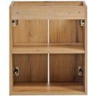 Set armoire Comad Nova Oak NOVA OAK A 82-50-2D, plan de travail Comad Nova Black NOVA BLACK B 89-50