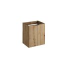 Set armoire Comad Nova Oak NOVA OAK A 82-50-2D, lavabo Comad Gaja UN-GAJA35-SW 78570A(35), NOVA WHITE 89-50