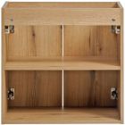 Set armoire Comad Nova Oak NOVA OAK A 82-60-2D, lavabo Comad Wiki UN-WIKI-SW, NOVA BLACK B 89-60
