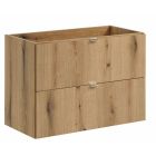 Set armoire Comad Nova Oak NOVA OAK A 82-80-2S, lavabo Comad Beyond BEYOND 5 WHITE ( E-6564 ), NOVA WHITE 89-80
