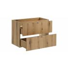 Set armoire Comad Nova Oak NOVA OAK A 82-80-2S, lavabo Comad Beyond BEYOND 5 WHITE ( E-6564 ), NOVA WHITE 89-80